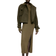 H&M Rib Knit Dress - Dark Khaki Green