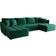 Fun-Möbel Treviso Green Sofa 342cm 5 Seater
