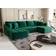 Fun-Möbel Treviso Green Sofa 342cm 5 Seater