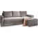 Masseno Potaro Light Gray Sofa 232cm 3-Sitzer
