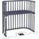 Babybay Boxspring Bed Grey Varnished 54x96cm
