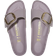 Birkenstock Madrid Hammered Big Buckle Natural Leather Patent High Shine - Faded Purple