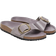 Birkenstock Madrid Hammered Big Buckle Natural Leather Patent High Shine - Faded Purple