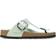 Birkenstock Gizeh Big Buckle Natural Leather Patent - High Shine Surf Green
