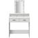 vidaXL 865163 White Sminkbord 41x79cm