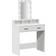 vidaXL 865163 White Sminkbord 41x79cm