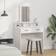 vidaXL 865163 White Sminkbord 41x79cm