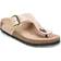 Birkenstock Gizeh Big Buckle Natural Leather Patent - High Shine New Beige