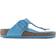 Birkenstock Gizeh Big Buckle Natural Leather Patent - High Shine Sky Blue