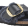 Birkenstock Madrid Big Buckle Shearling Natural Leather Oiled - Midnight