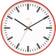 Acctim Victor Bright Station Red Wall Clock 30cm