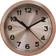Premier Housewares Elko Wall with Copper Black Finish Wall Clock 15cm