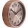 Premier Housewares Elko Wall with Copper Black Finish Wall Clock 15cm