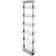 Kukoo Pull Out Kitchen Larders Soft Close - Silver