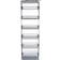 Kukoo Pull Out Kitchen Larders Soft Close - Silver