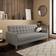 Dunelm Harlow Grey Sofa 204cm 3 Seater