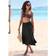 Lascana Strandkleid Damen Single Jersey - Schwarz