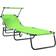 vidaXL Foldbar Solstol Med Baldakin Grøn 600D