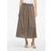 Vila Visophie High Waist Maxi Skirt Heavyweight Ankle - Brown