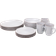 Sjöbo Stoneware White Servis 16st
