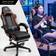 GTPLAYER Gaming Ergonomic Computer Chair with Footrest - Brown