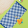 Sun Squad Checker Beach Bath Towel Blue (147.3x71.1cm)