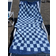 Sun Squad Checker Beach Bath Towel Blue (147.3x71.1cm)