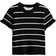 H&M Rib knit Top - Black/Striped (1224475006)