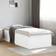vidaXL Engineered White Sängram 100x200cm