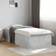 vidaXL Engineered Concrete Gray Sängram 102x203cm