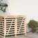 vidaXL Wheelie Bin Storage Extension Solid Wood Pine (Building Area )