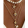 Shein 1pc Bohemian Multiple Layer Necklace With Random Sea Star, Shell, Flower & Elephant Shaped Polymer Clay Pendants For Women, Beach Vacation Style