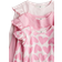 H&M Frill-Trimmed Jersey Tops 3-pack - Pink/Hearts (1246511001)