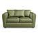 Dunelm Blake Opulent Velvet Dark Olive Sofa 147cm 2 Seater