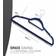 Keplin Wit Navy Blue Hanger 41.5cm 20pcs
