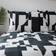 Dunelm Maxim Geo Duvet Cover Black, White (230x220cm)