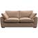 Dunelm Madison Velvet Taupe Sofa 200cm 3 Seater