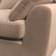 Dunelm Madison Velvet Taupe Sofa 200cm 3 Seater