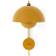 &Tradition Flowerpot VP8 Vermilion Mustard Wall lamp