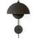 &Tradition Flowerpot VP8 Vermilion Matt Black Wall lamp