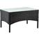 Juskys Fort Myers - Black Outdoor Lounge Set, 1 Table incl. 2 Chairs & 1 Sofas