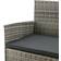 Juskys Fort Myers - Grey-mottled Outdoor Lounge Set, 1 Table incl. 2 Chairs & 1 Sofas
