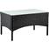 Juskys Fort Myers - Black Outdoor Lounge Set, 1 Table incl. 2 Chairs & 1 Sofas