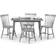 Julian Bowen Torino Grey Dining Table 75x120cm