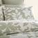 Dunelm Ava Duvet Cover Green, White (200x200cm)