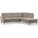Dunelm Cooper Luxury Chenille Mushroom Sofa 262cm 4 Seater