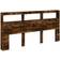 vidaXL Cabinet Smoked Oak Headboard 200cm