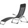 Jan Kurtz Fiam Samba Solstol Textaline Black Aluminium Svart