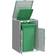 vidaXL Wheelie Bin Storage Single Bin Grey 72x81x115 cm (Building Area )