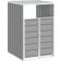 vidaXL Wheelie Bin Storage Single Bin Grey 72x81x115 cm (Building Area )